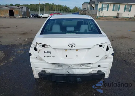 2015 Toyota Corolla Le из США, поврежденный, VIN 2T1BURHEXFC303352